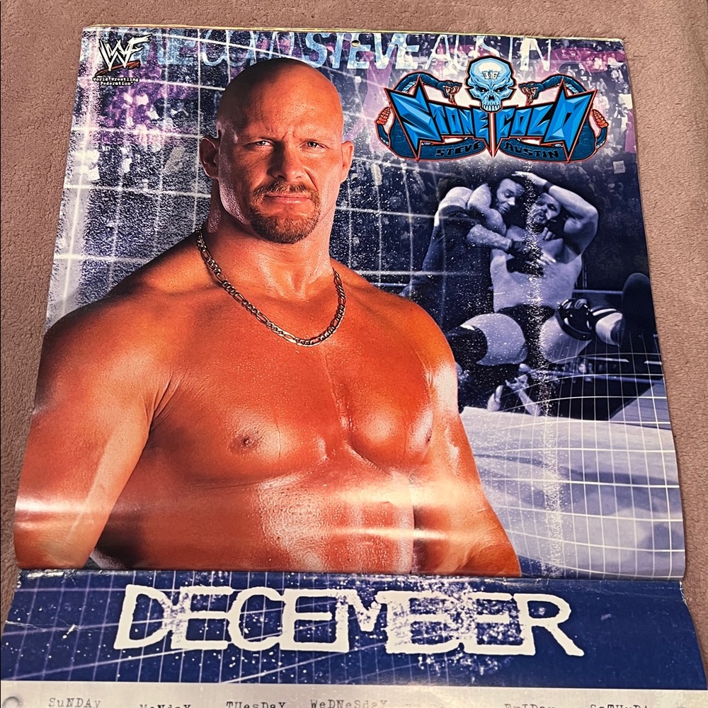 Vintage WWF World Wrestling Federation 16- Month Calendar 2001 - Picture 11 of 13